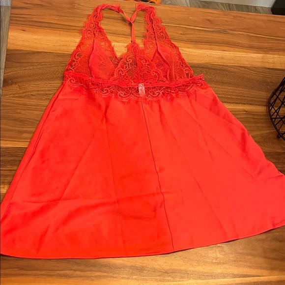 Adore me red Zandy chemise M - Picture 4 of 7